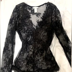 Vintage sheer lace H&M Blouse